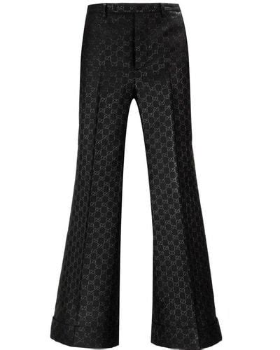 gucci palazzo pants|Gucci Wide.